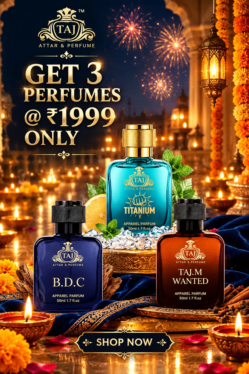 Luxury Diwali Attar Perfume Collection